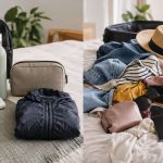Comparación entre equipaje compacto y una maleta sobrecargada